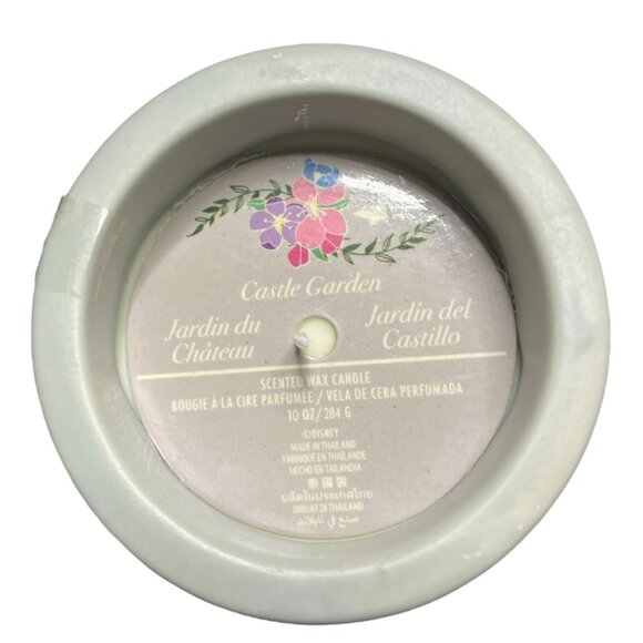 2022 Disney Parks Cinderella Castle Turret‎ Wax Candle Castle Garden Scent 10 Oz - Picture 7 of 10